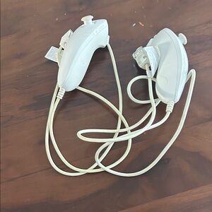 2 Wii Nunchuk Gaming Controllers